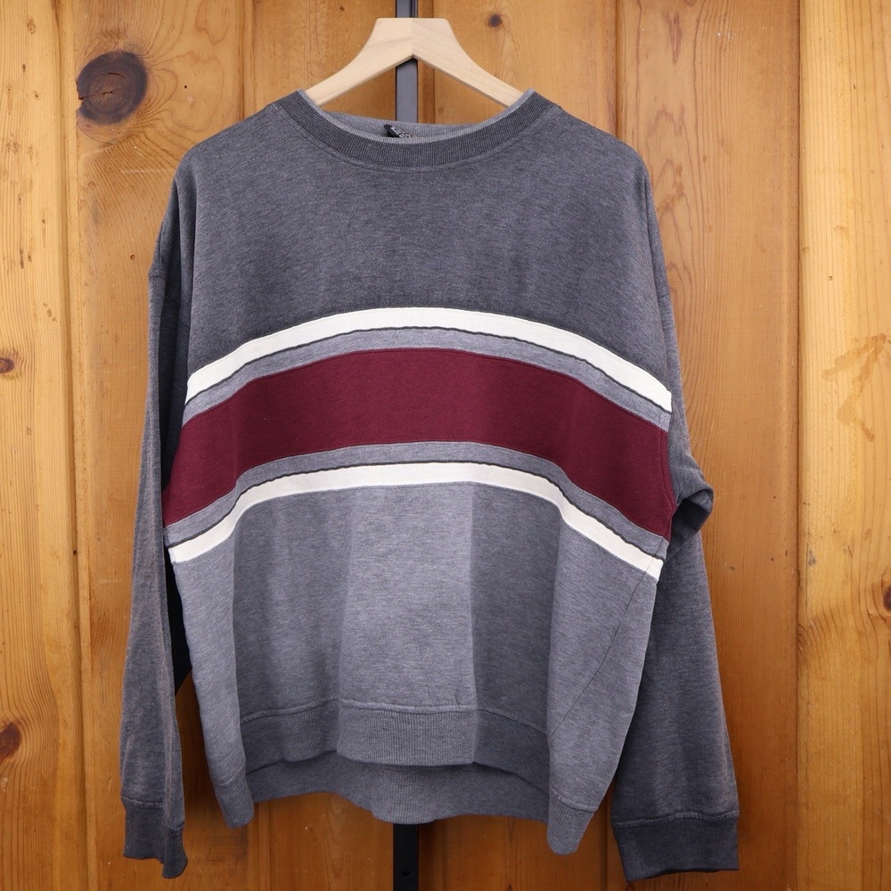 Vintage USA Olympics Sweatshirt Mens XL 90s JCPenney Colorblock Crewneck Retro